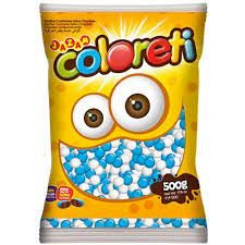 COLORETI JAZAM AZUL E BRANCO PCT 500G