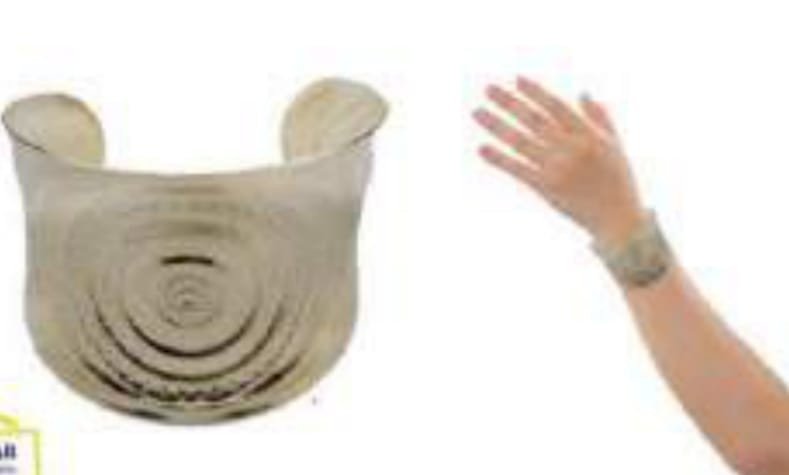 ADEREÇO DE FESTA TIPO BRACELETE DE METAL MOD. 3