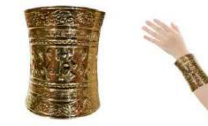 ADEREÇO DE FESTA TIPO BRACELETE DE METAL MOD. 7