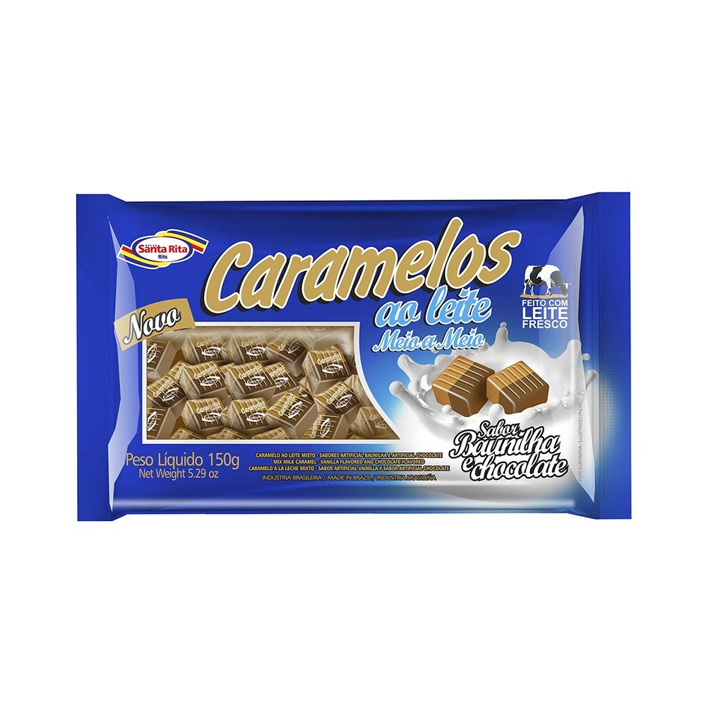 CARAMELO MEIO A MEIO SANTA RITA 700G