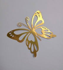 BORBOLETAS SORTIDAS LAMINADA5CM C/10UND