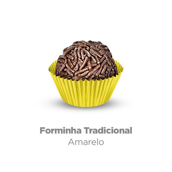 FORMINHA 4 DE PAPEL C/100 UND AMARELO