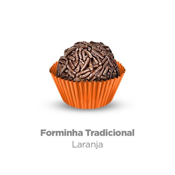 FORMINHA 4 DE PAPEL C/100 UND LARANJA