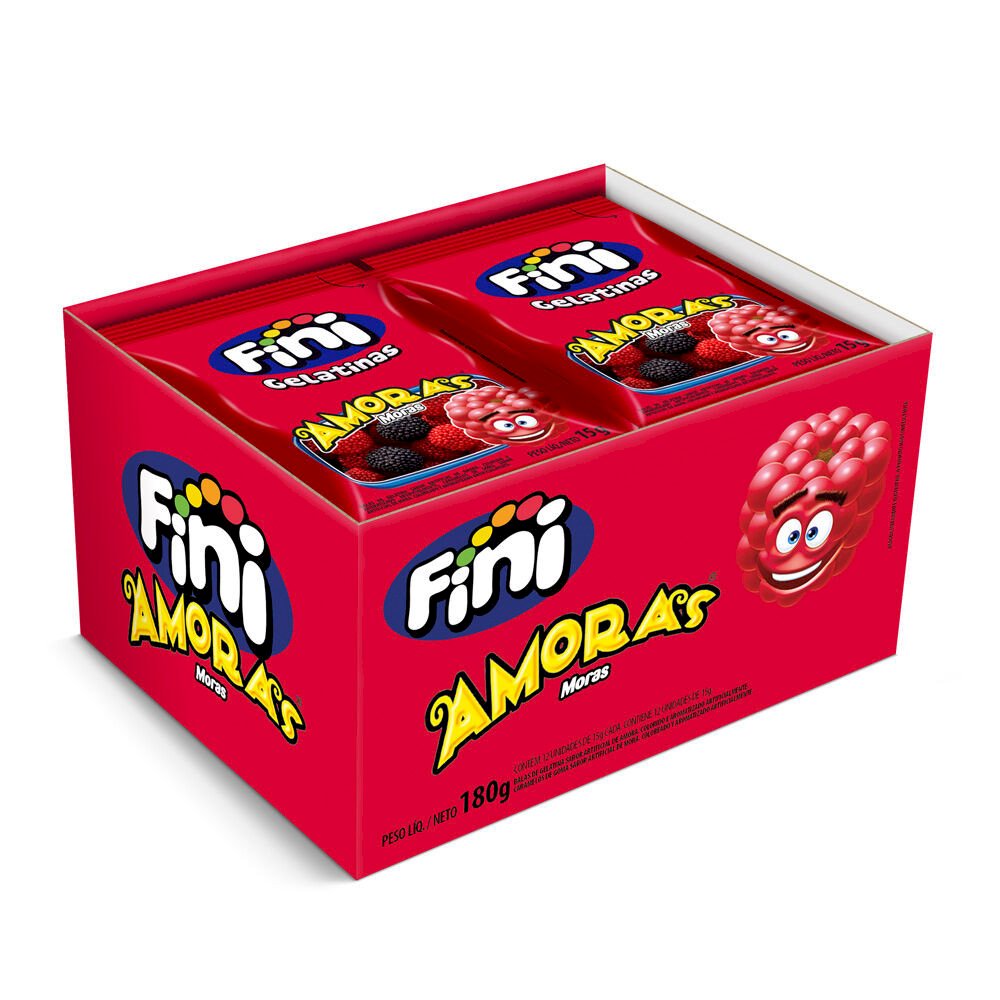 Fini MINI AMORAS COM 12 PACOTE 15G CADA