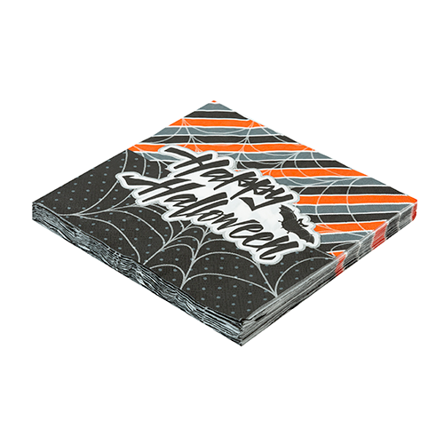 GUARDANAPO FOLHA DUPLA ESTAMPADO HALLOWEEN 33X33CM GP33116