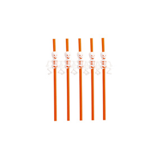 CANUDO PLASTICO HALLOWEEN C/5UND 22CM