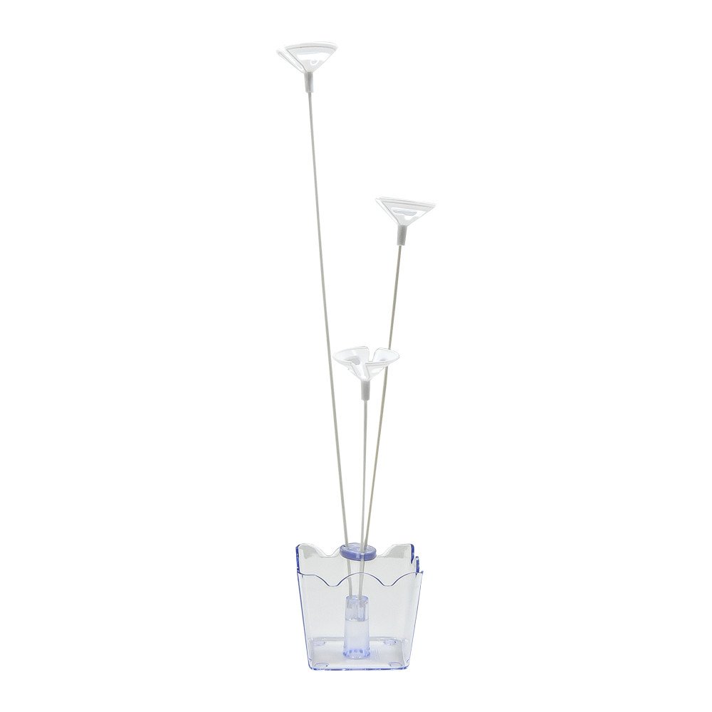 SUPORTE PARA BALOES CACHEPOT 3 HASTES cristal