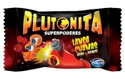 CHICLETE PLUTONITA 200G LANÇA CHAMAS