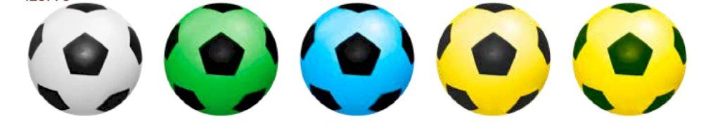 BOLA FUTEBOL VINIL CORES DIVERSAS FUTEBOL 20CM