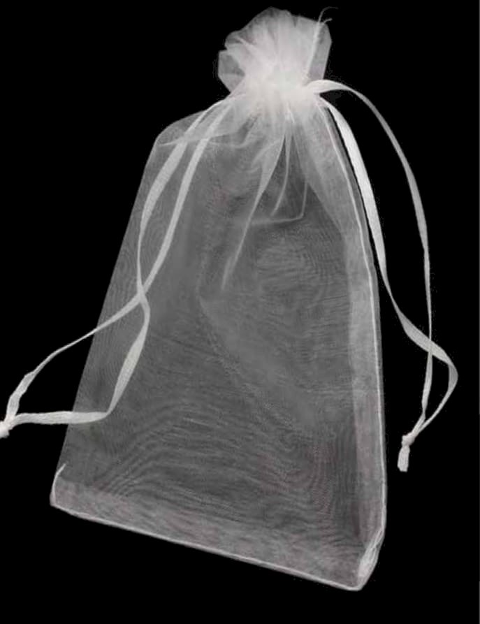 SACO ORGANZA 30X40CM C/10 BRANCO