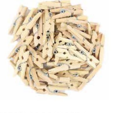 MINI PREGADOR 2,5CM MADEIRA CRU C/24