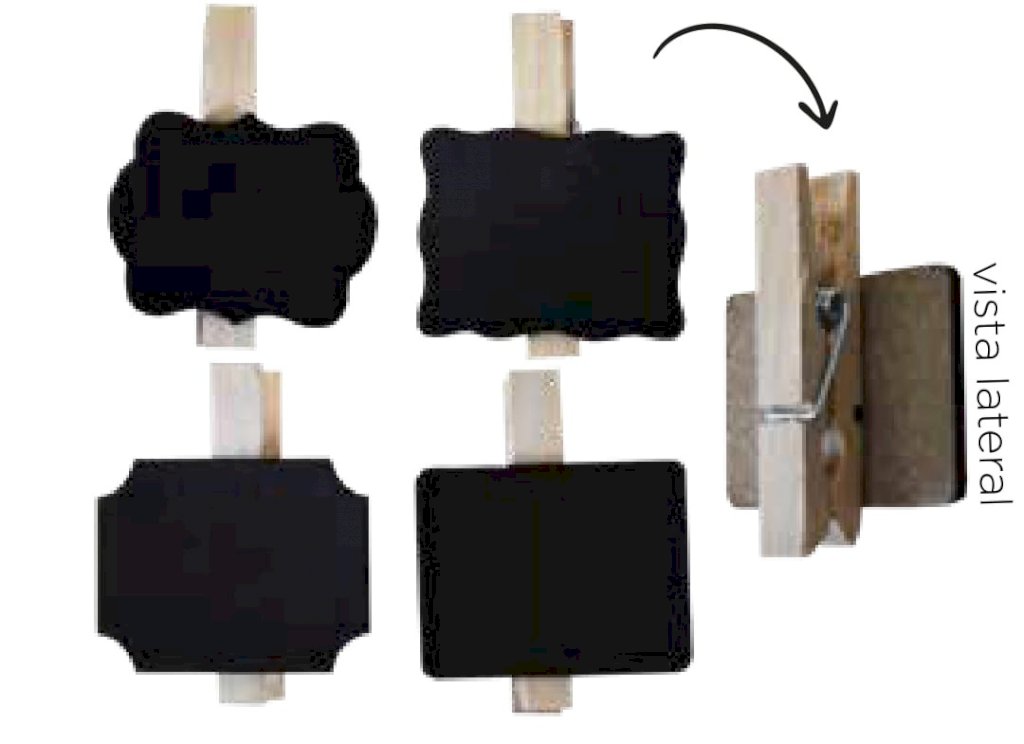 MINI PREGADOR MDF QUADRO NEGRO 