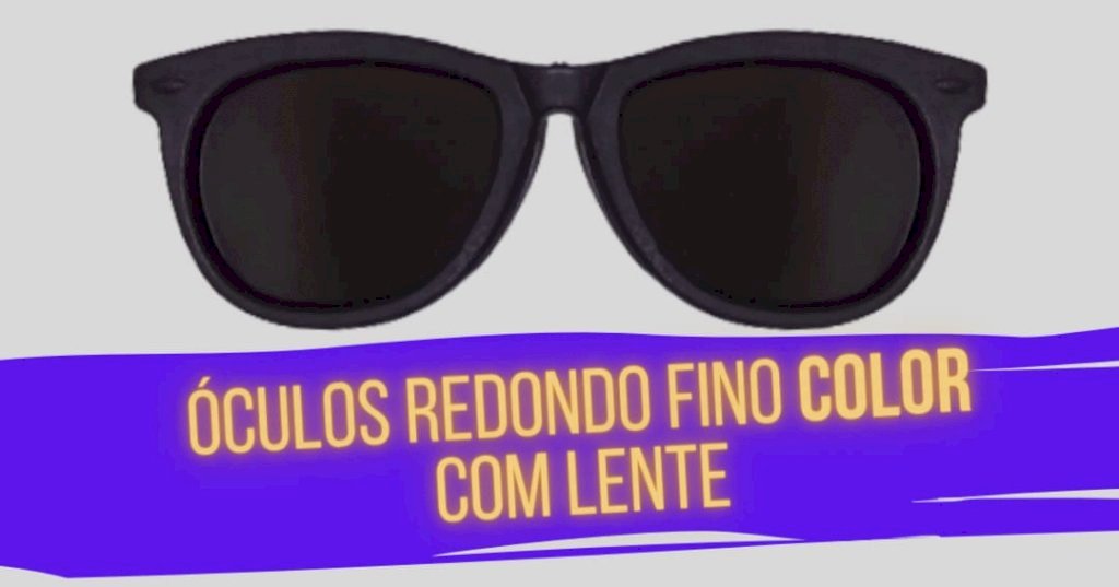 OCULOS NEW WAVE PARA PERSONALIZAR PRETO UNIDADE