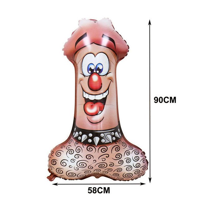 BALAO METALIZADO 90CM EROTICO