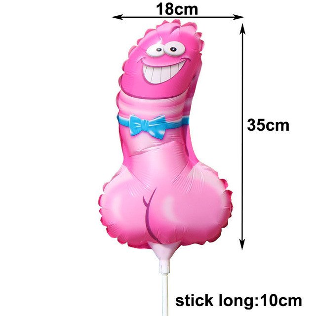 BALAO METALIZADO 35CM EROTICO