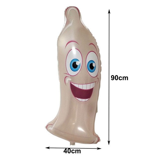BALAO METALIZADO 90CM EROTICO