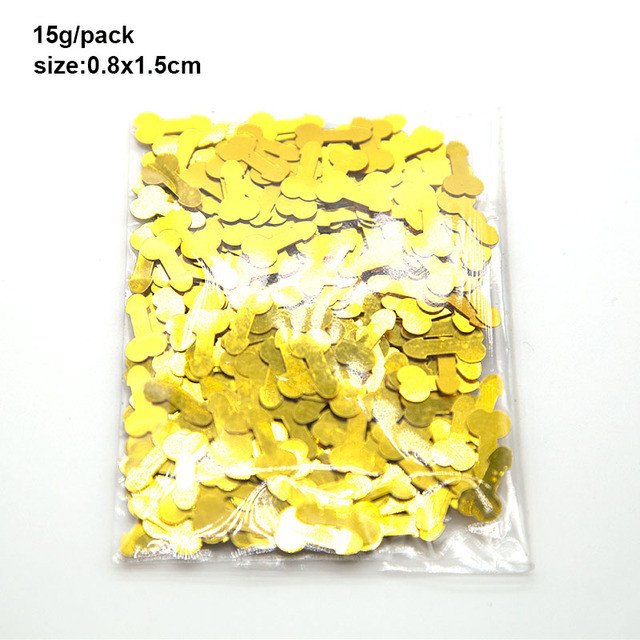 CONFETES EROTICO 15G DOURADO