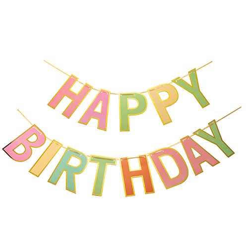 FAIXA HAPPY BIRTHDAY COLORIDA HA311