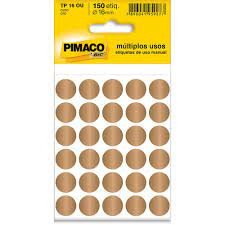 ETIQUETA PIMACO TP-16 OURO 150UND