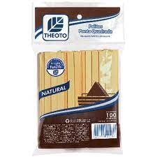 PALITO PICOLE THEOTO PONTA QUADRADA C/100