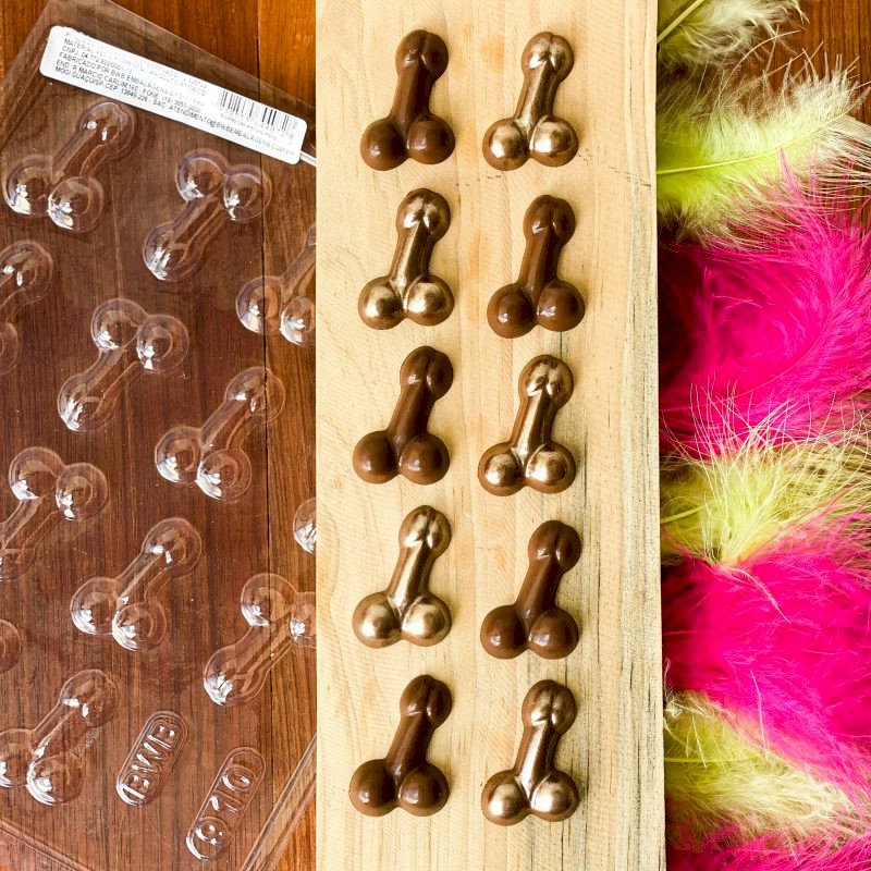 FORMA ACETATO BOMBOM PENIS PEQUENO 910 UND