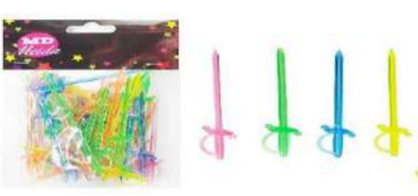 PALITO DECORATICO PARA PETISCOS ESPADAS