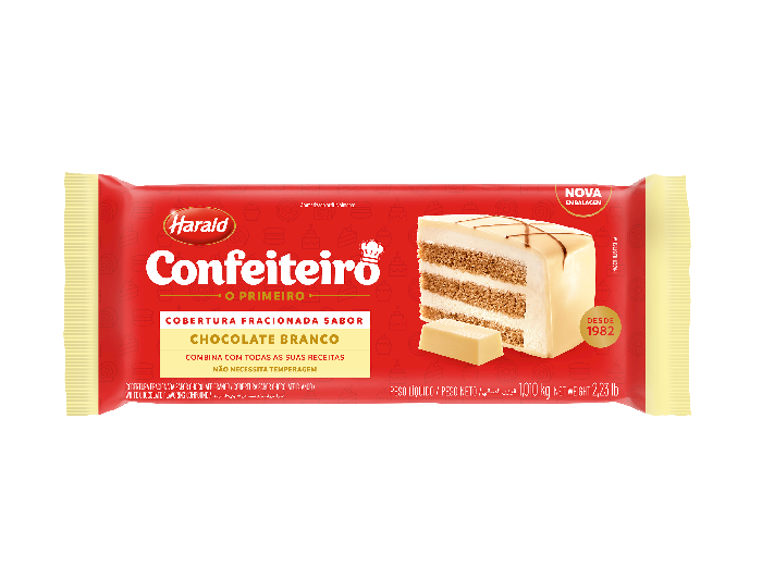 CHOCOLATE BARRA HARALD CONFEITEIRO 1,01KG FRACIONADO