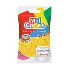 GRANULADO CROCANTE AMARELO MIL CORES 150G 