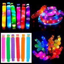 TUBO POP LED TAMANHO 19C A 67CM 3CM DIAMETRO DIVERSAS CORES
