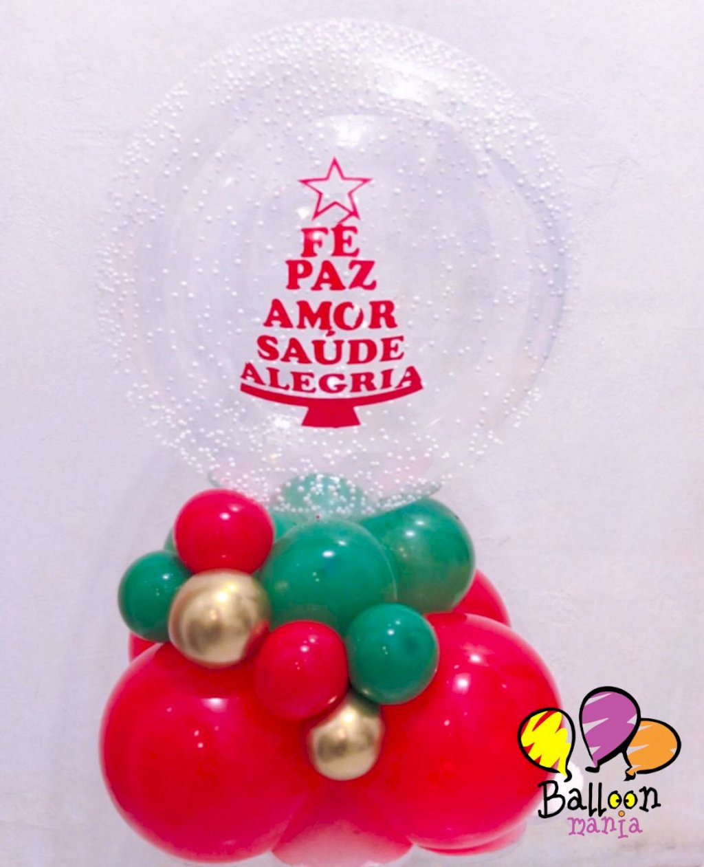 ARRANJO BUBBLE NATALINO