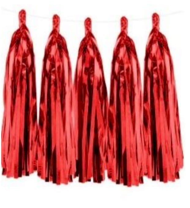 TASSEL VERMELHO METALIZADO