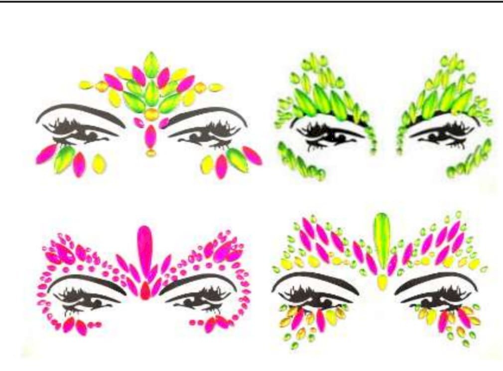 PEDRAS ADESIVO NEON