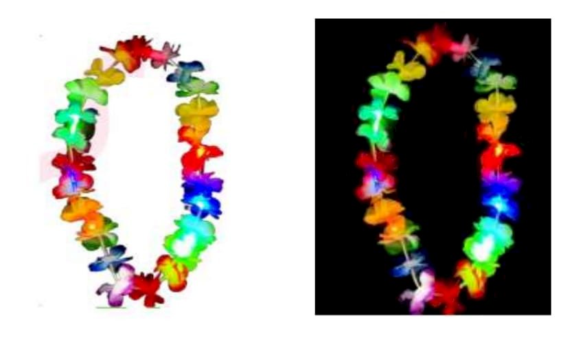 COLAR HAVAIANO COM LED