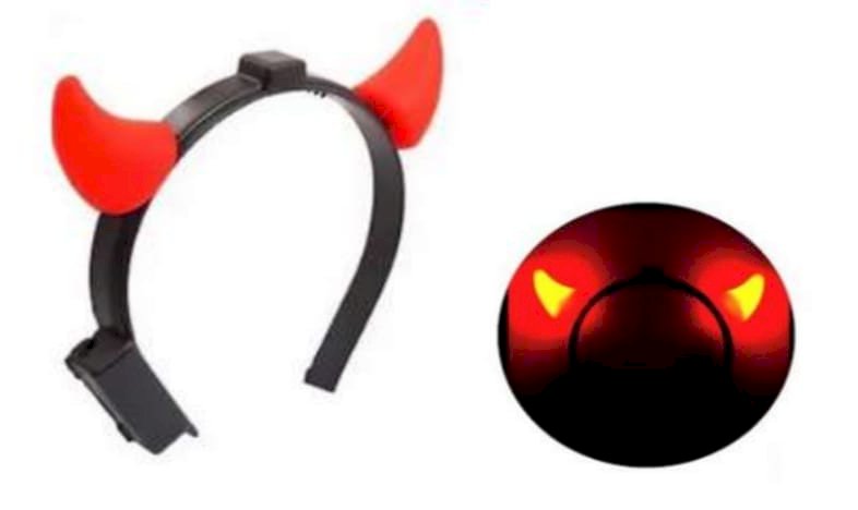 TIARA DIABINHA COM LED