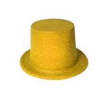 CARTOLA ALTA COM PURPURINA