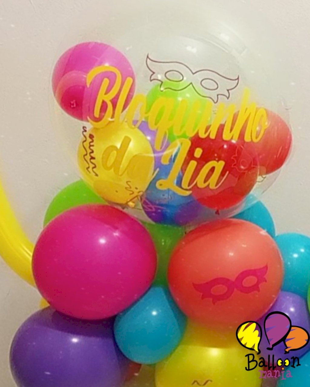ARRANJO BALAO BUBBLE CARNAVAL 238942656