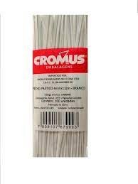 FECHO PRATICO BRANCO 4MMX11CM C/100