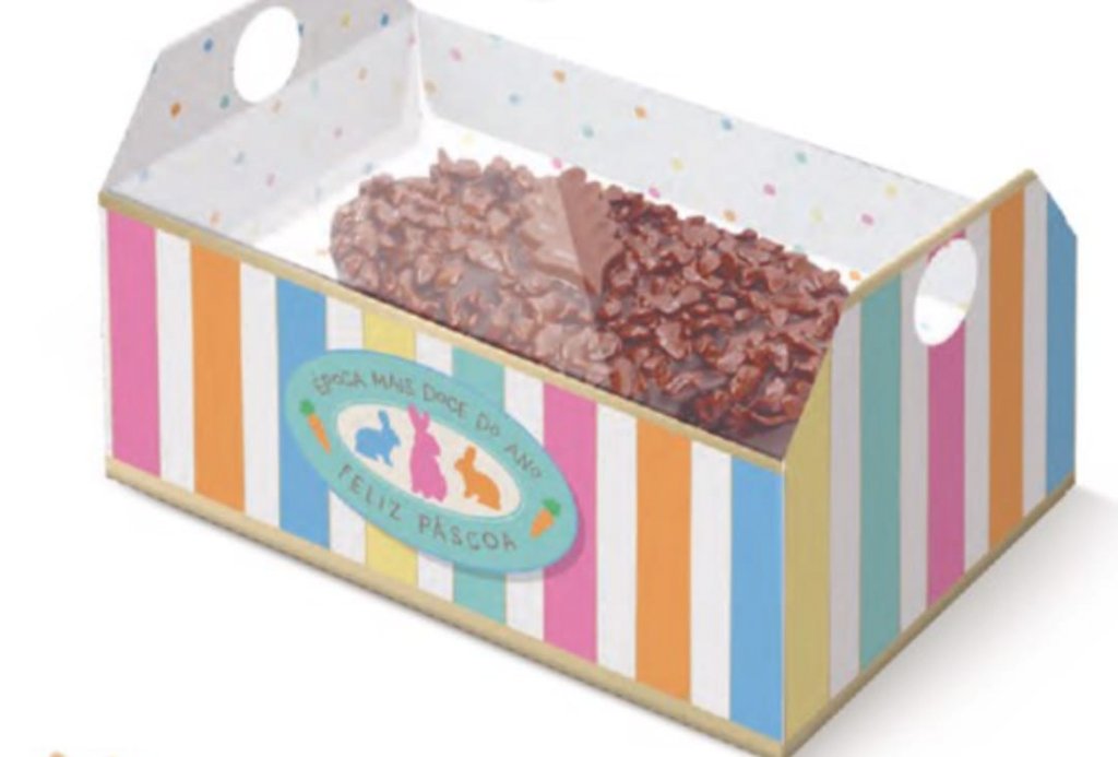CAIXOTE P/1 OVO 250G BLISS C/6 UN PASCOA