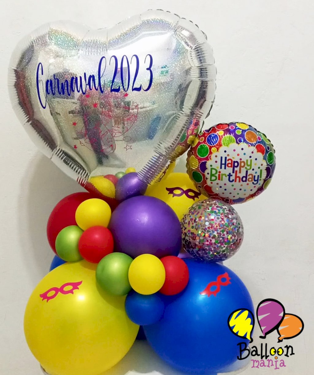 ARRANJO BALAO METALIZADO CARNAVAL 235975