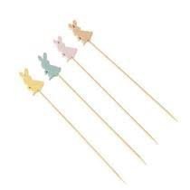 PALITO EM BAMBU PARA PETISCOS12CM PASCOA C/12 HA385