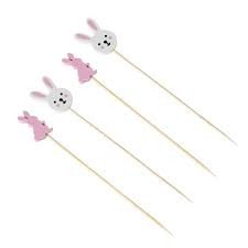 PALITO EM BAMBU PARA PETISCOS12CM PASCOA C/12 HA388