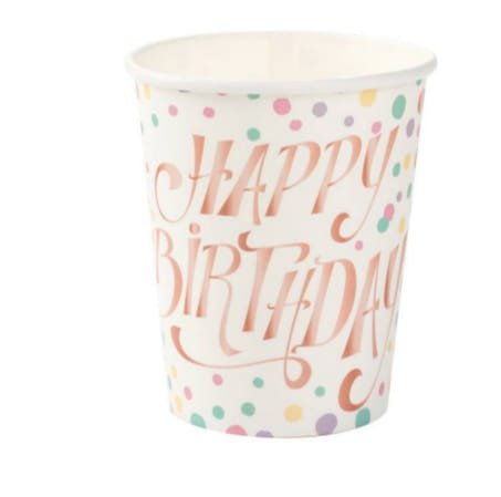 COPO PAPEL HAPPY BIRTHDAY CANDY C/10 MX109S