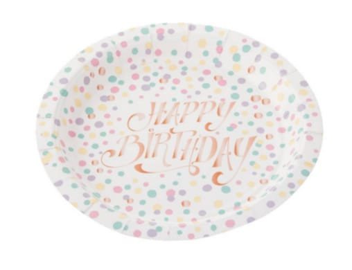PRATO PAPEL HAPPY BIRTHDAY CANDY C/10 MX109R