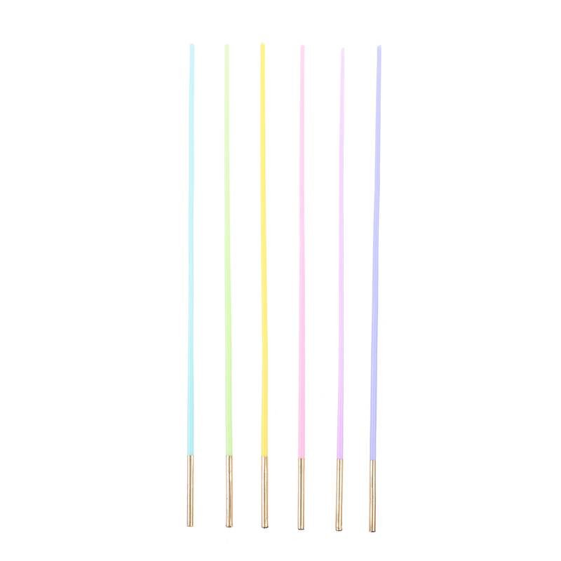 VELA PALITO SUPER GIGANTE CANDY COLOR COLORIDA 35CM C/6 V204