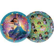 PRATO PAPEL REDONDO 18CM ENCANTO C/12UND