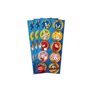 ADESIVO REDONDO SONIC C/30UND