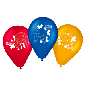 BALAO LATEX REDONDO 9 POLEGADAS SONIC C/25UND