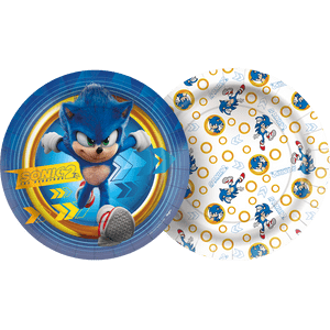 PRATO PAPEL REDONDO 18CM SONIC 12UND