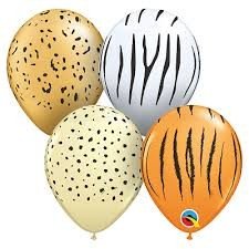 BALAO LATEX PREMIUM FESTA SAFARI 10 POLEGADAS C/10UND
