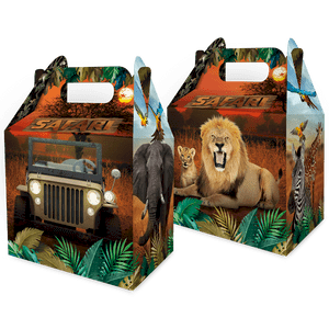 CAIXA SURPRESA MALETA FESTA SAFARI C/8UND